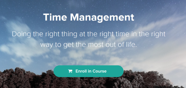 Time management online course